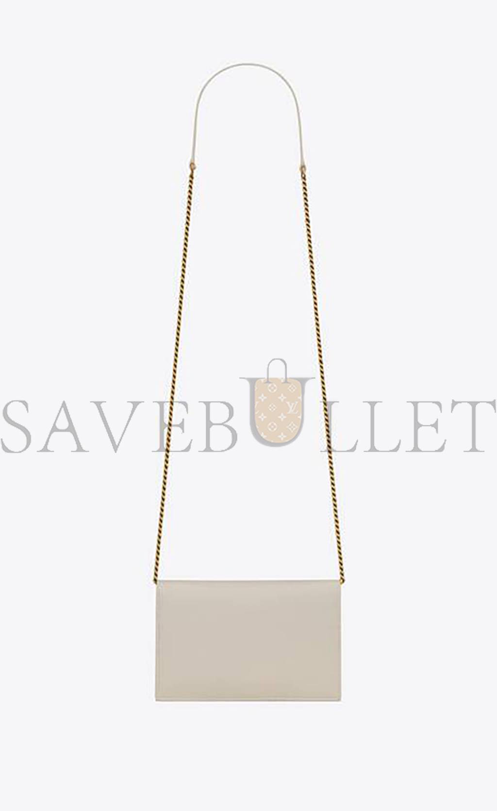 Y*L cassandre envelope chain wallet in smooth leather 743050aab4k9290 (19*12.5*3.5cm)