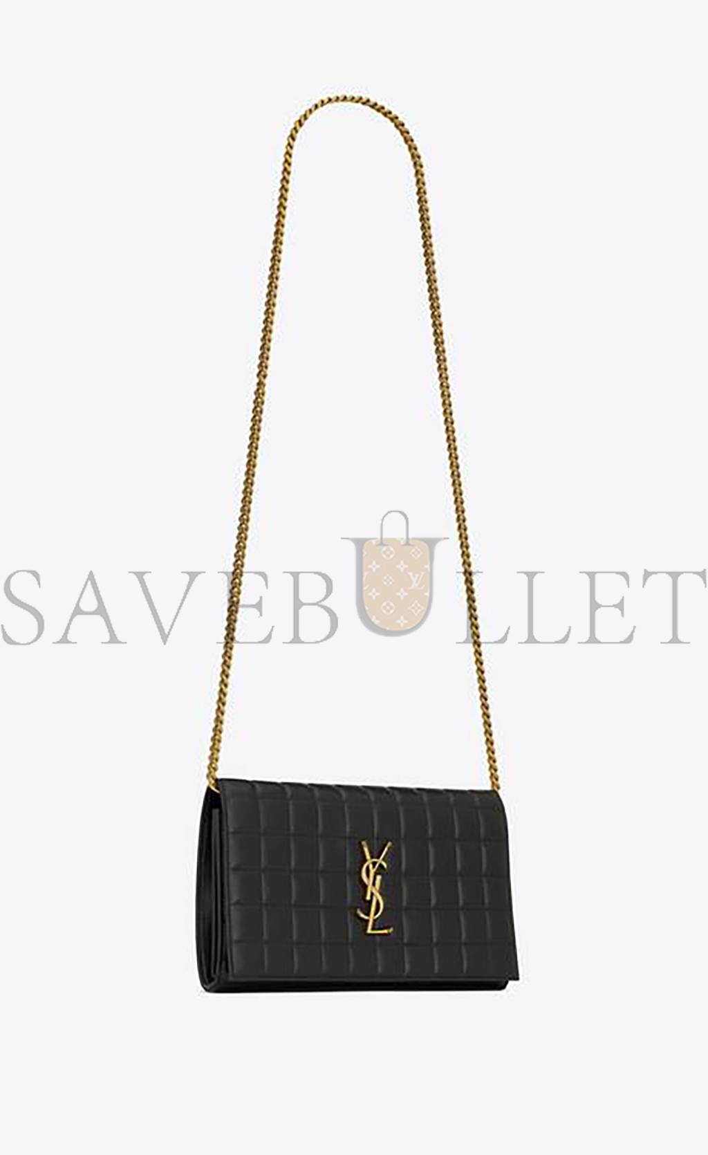 Y*L cassandre matelassÉ carrÉ chain wallet in quilted leather 743346aabvp1000 (23*14*3cm)