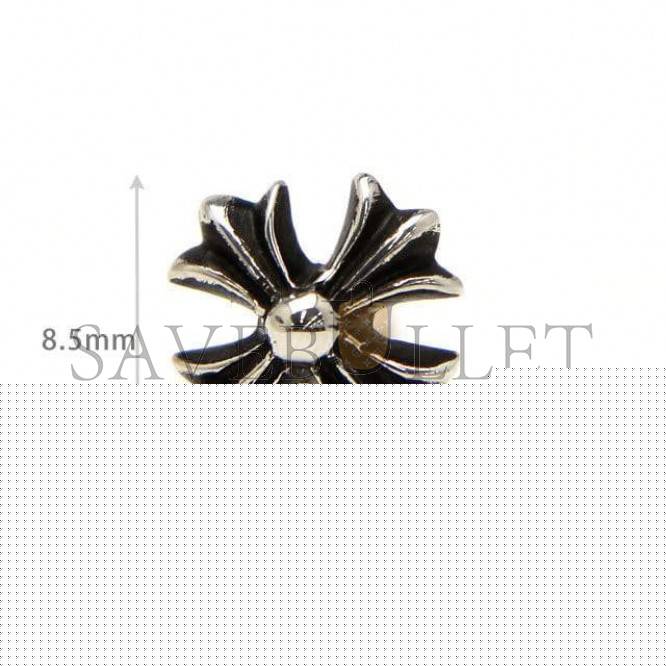 Ch**me He**ts cross cut out stud earring