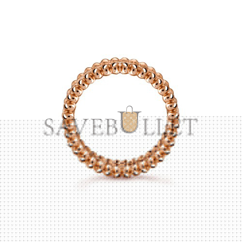 v*n cl*f arpels perlÉe Di*m*nds ring, 1 row - rose gold, Di*m*nd  vcarp4e300