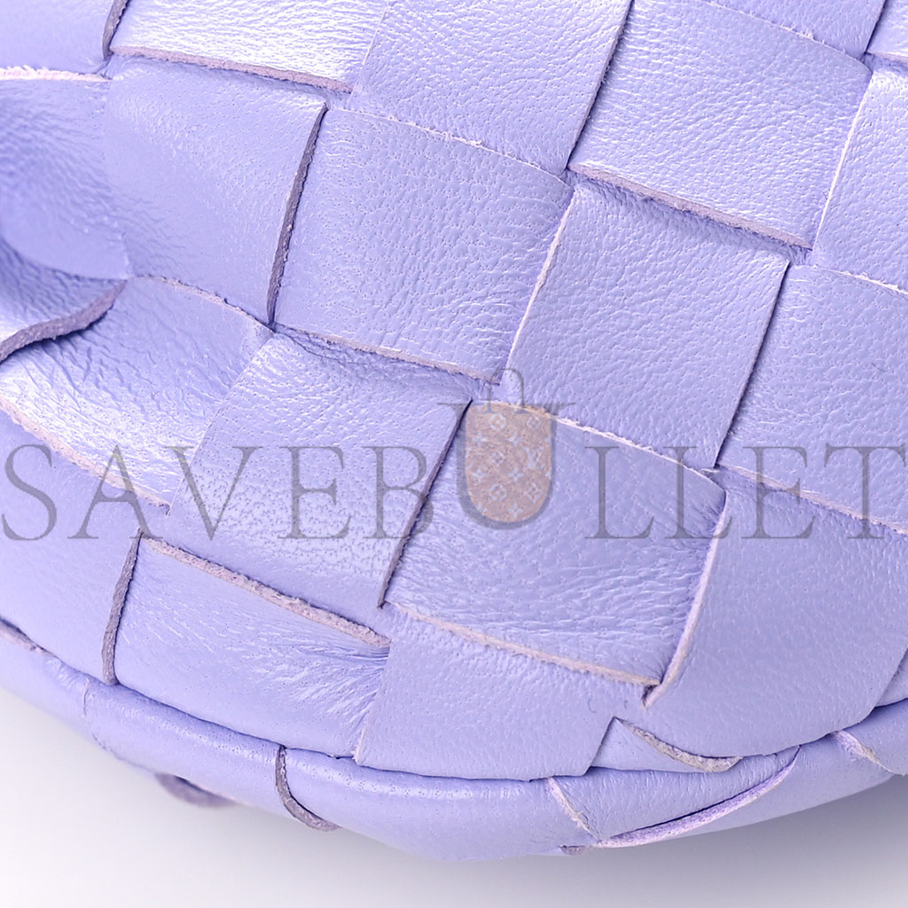 bo*te*ga Ve*ne*ta nappa intrecciato candy jodie wisteria (18*12*8cm)