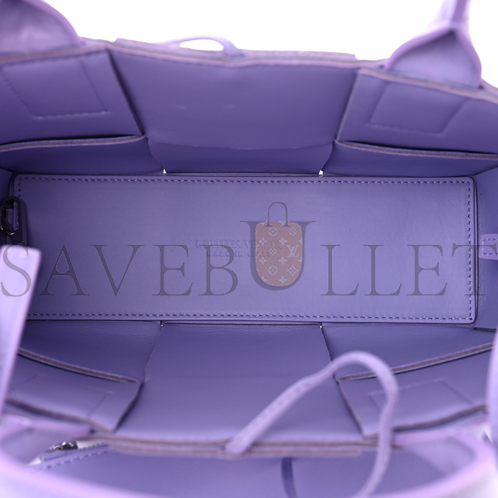 bo*te*ga Ve*ne*ta nappa intrecciato mini arco tote wisteria (25*17*9cm)