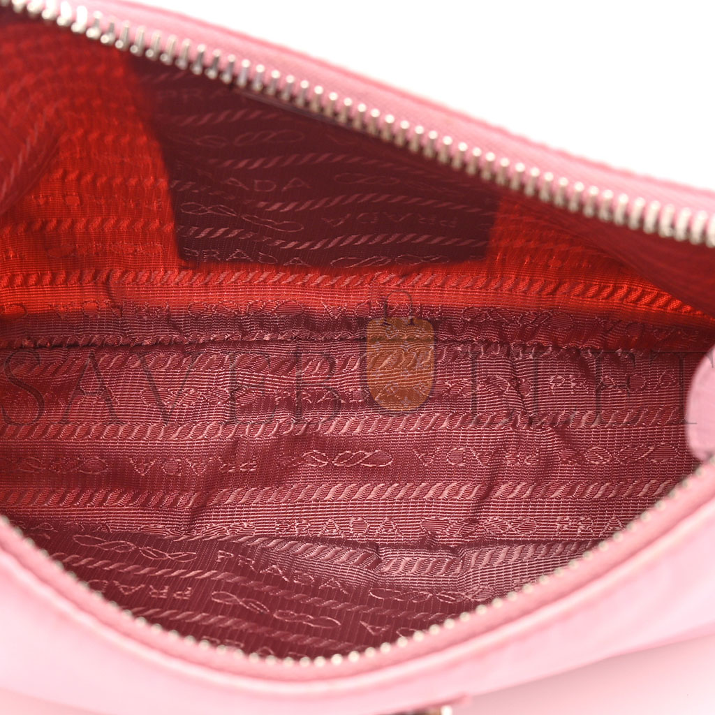 Pra*a nylon re-edition 2005 shoulder bag rosa (22*12*6cm)