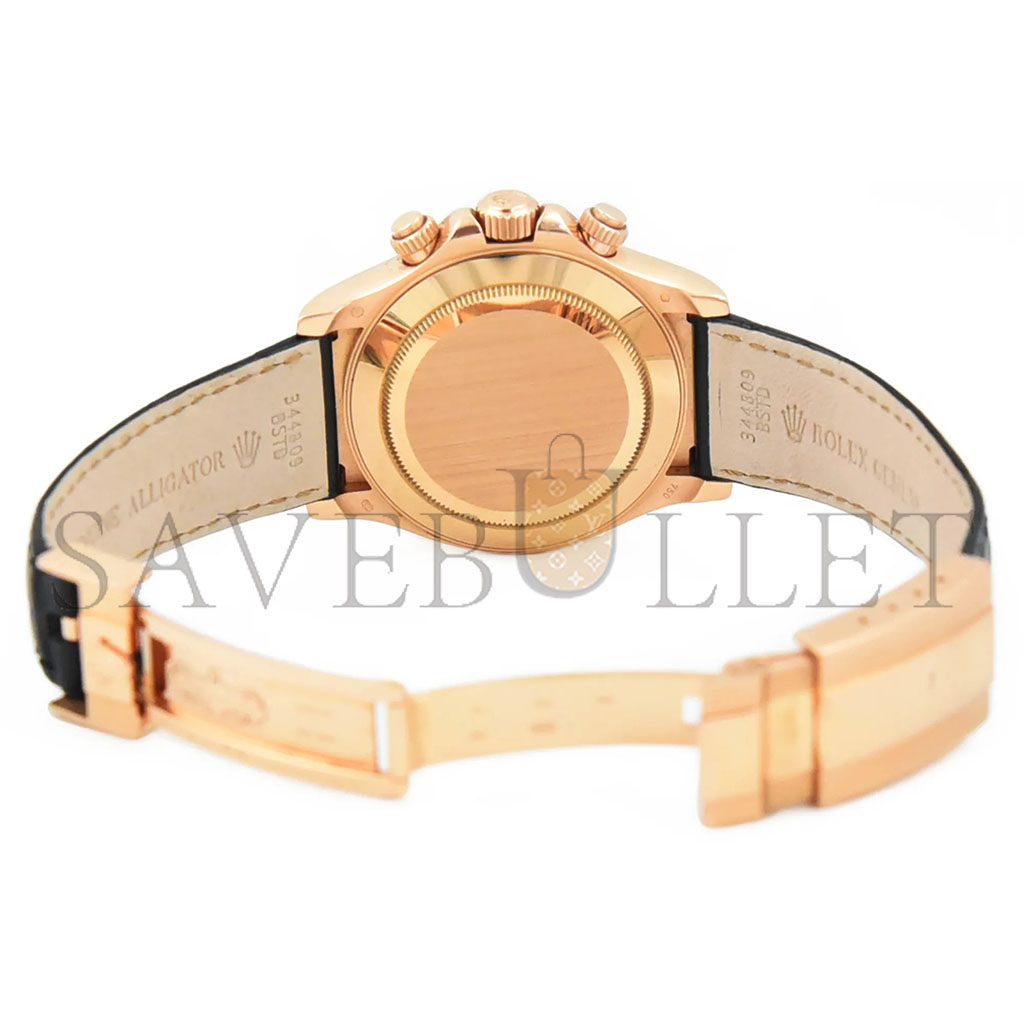 R*l*x daytona rose gold 40mm ivory cream dial watch 116515ln