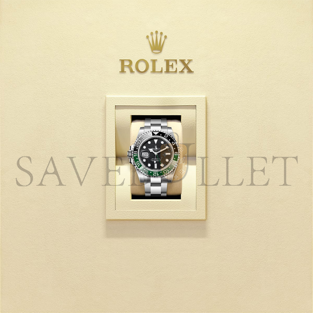 R*l*x gmt-master ii oyster, 40 mm, oystersteel watch 126720vtnr