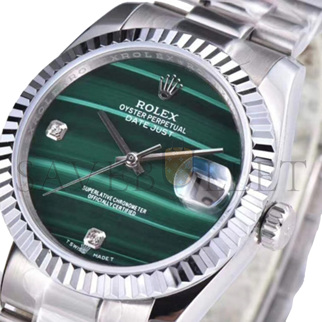 R*l*x datejust malachite dial 18238