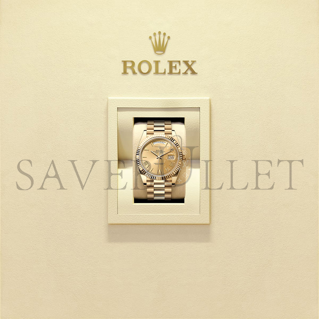 R*l*x day-date 40 oyster, 40 mm, yellow gold watch 228238-0006