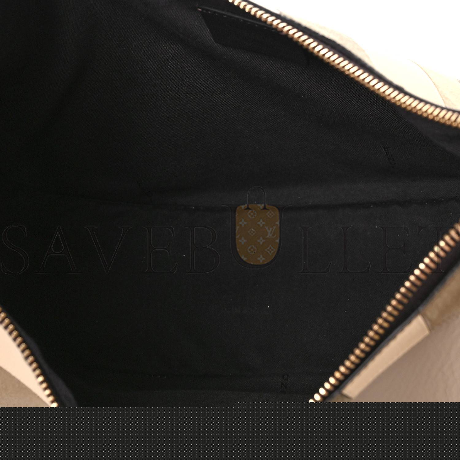 F**di vitello seta goatskin suede sun cloud inlay medium F**digraphy hobo bag multicolor white ice (33*30*11cm)