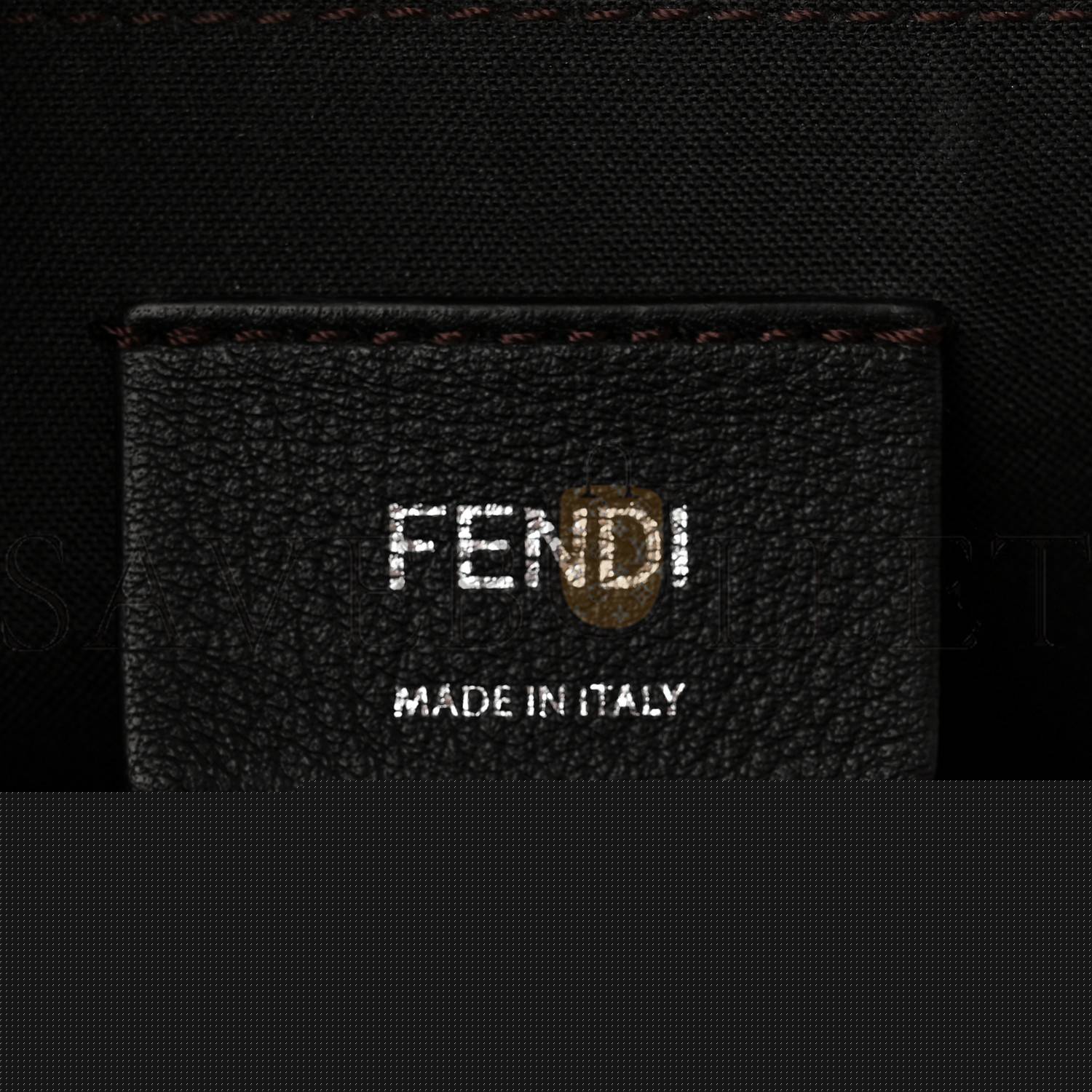 F**di vitello king logo embossed medium by the way boston bag cuoio (28*19*13cm)