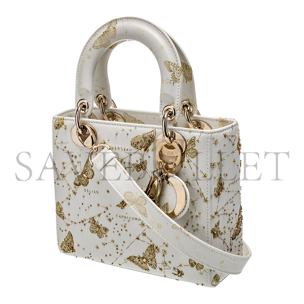 ch**an D*or leather top handle bag m0531obzy-m933 (20*17.5*7.5 cm)