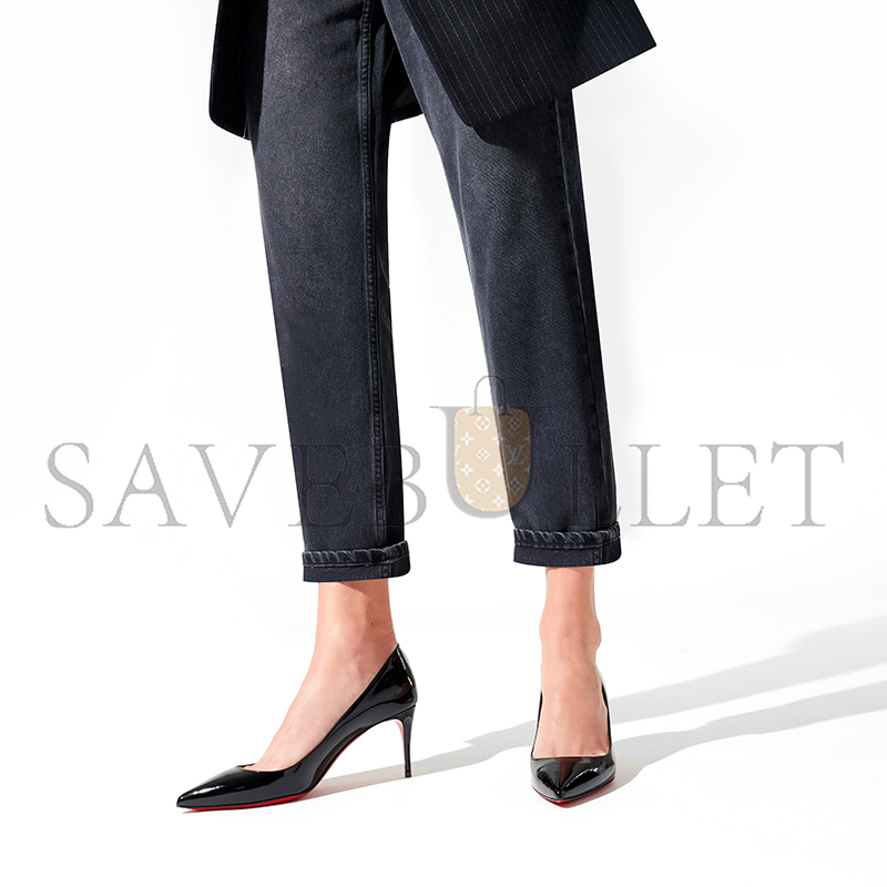 Ch**an louboutin kate 70 mm pumps-patent calf leather-black-women 3191451bk01