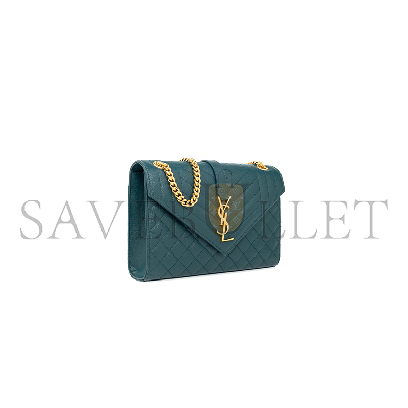 Y*L envelope medium shoulder bag green 600185bow914417 (24*17.5*6cm)