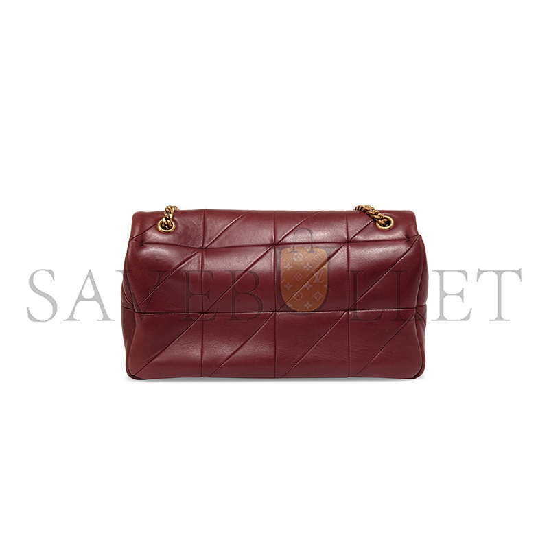 Y*L jamie 4.3 shoulder bag quilted leather dark red 515821cop676475 (25*15*7.5cm)