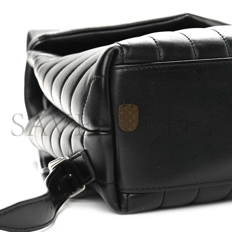 Y*L loulou small backpack black in quilted leather 516272909633 (26*22*11cm)