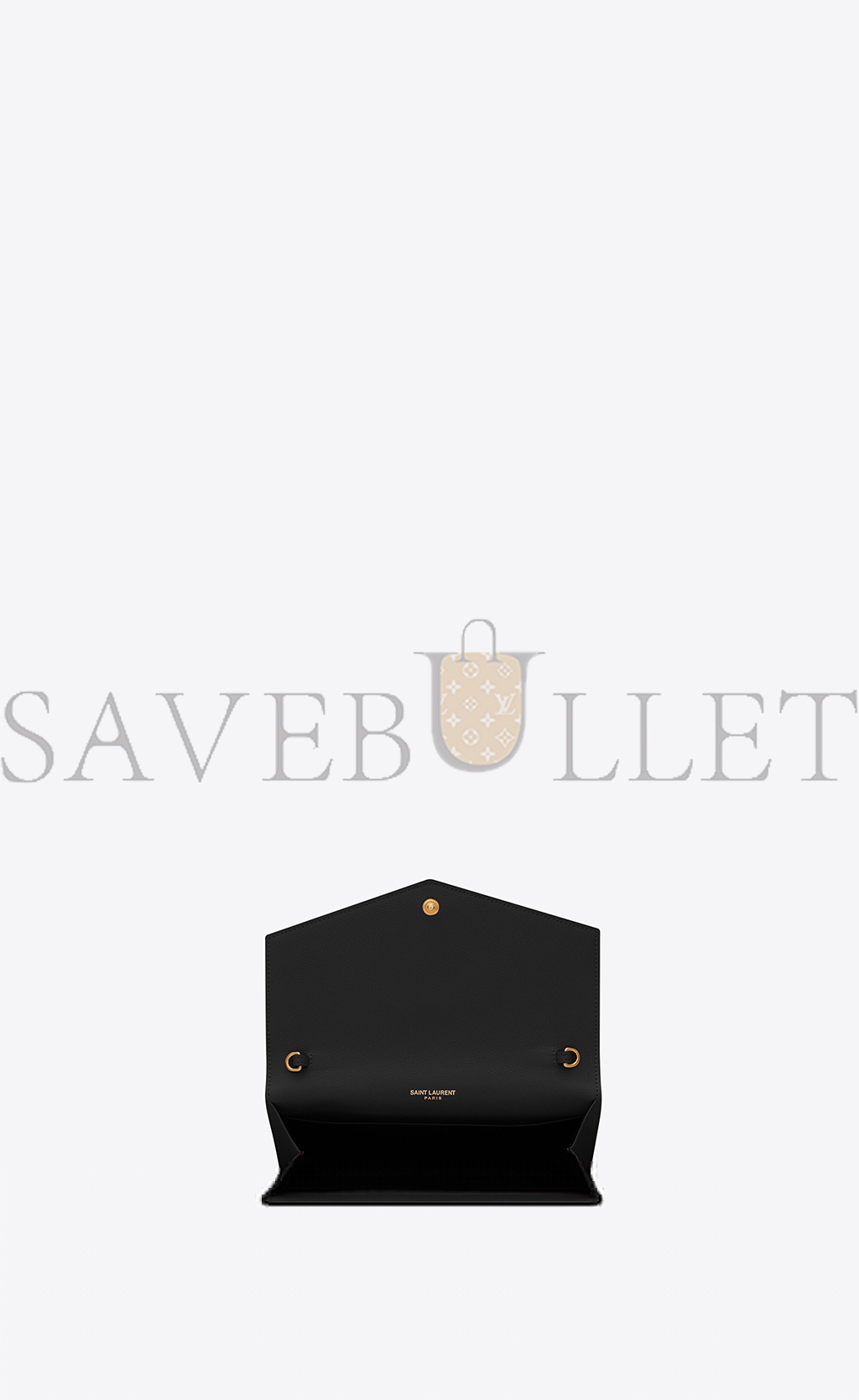 Y*L uptown chain wallet in grain de poudre embossed leather 6077881gf0j1000 (19*22*3cm)