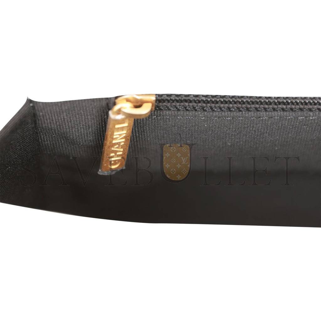 Ch*el medium 19 flap bag white calfskin mixed hardware (25*16*9cm)