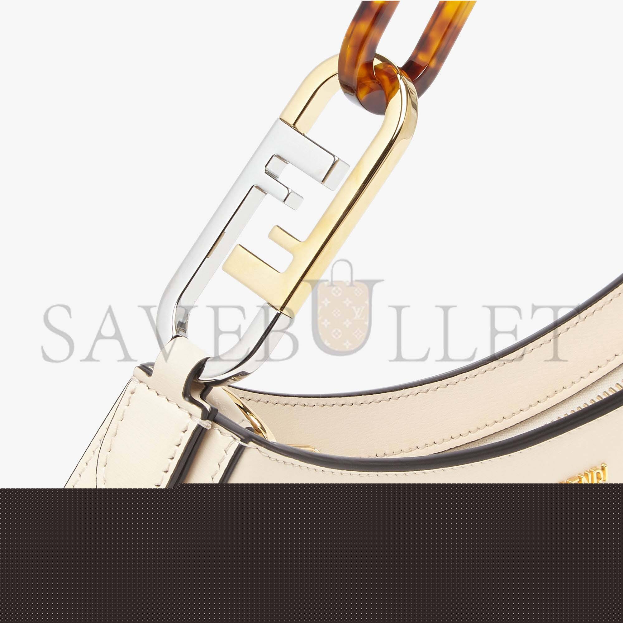 F**di o’lock swing - camellia leather pouch 8bs068ahm0f1dmy (32*11*5cm)