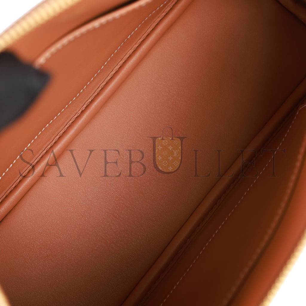 H**mes 1923 bolide 25 en desordre gold epsom gold hardware (25*20*10cm)