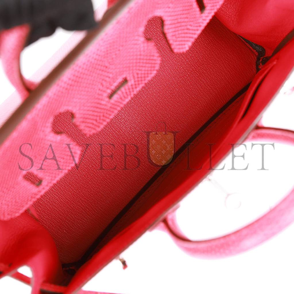 H**mes birkin 25 rose extreme lizard palladium hardware (25*19*12cm)