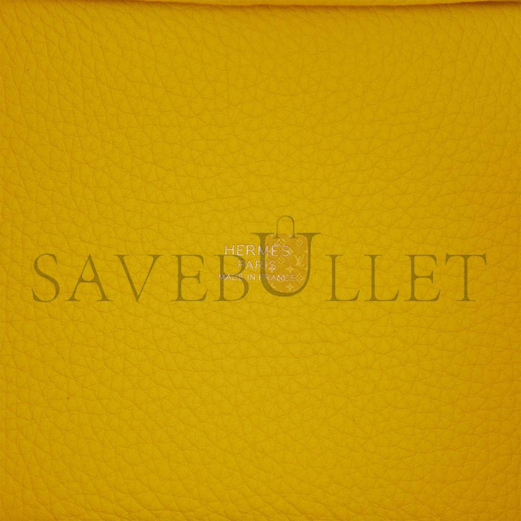 H**mes picotin lock 18 lime clemence palladium hardware (18*13*18cm)