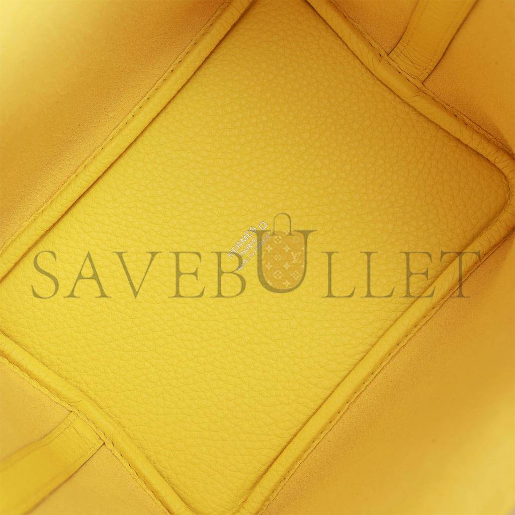 H**mes picotin lock 18 mimosa matte alligator and lime clemence touch palladium hardware(18*13*18cm)