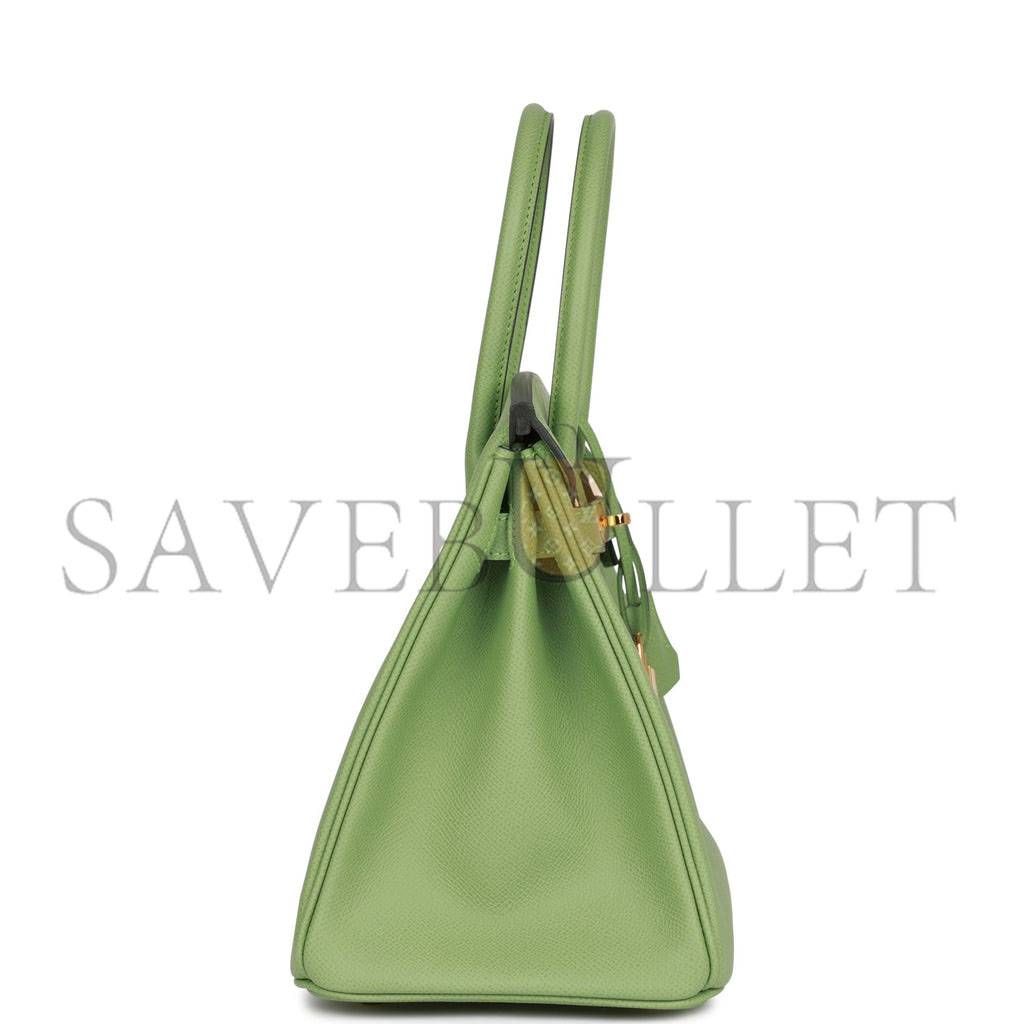 H**mes birkin 30 vert criquet epsom gold hardware (30cm)