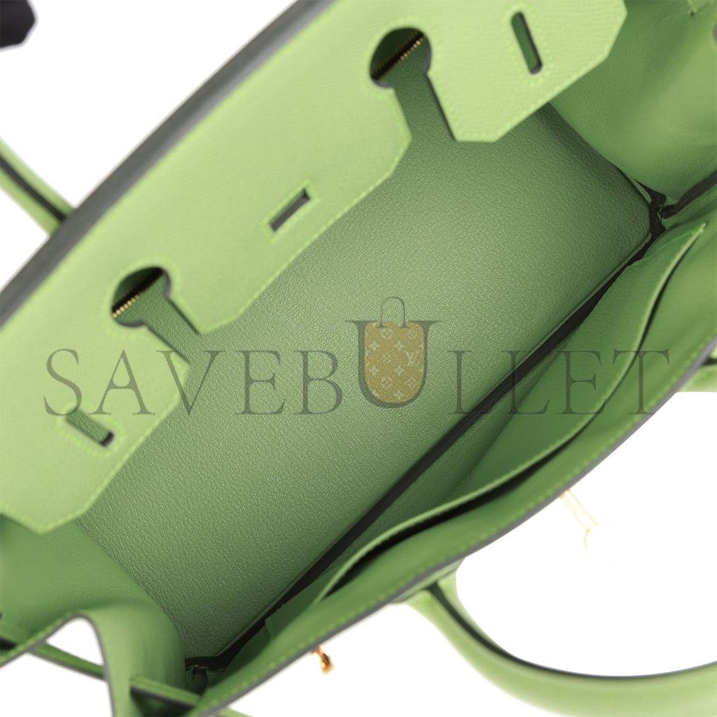 H**mes birkin 30 vert criquet epsom gold hardware (30cm)