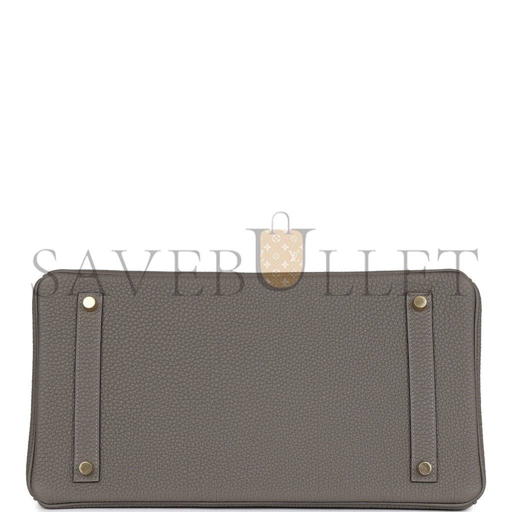 H**mes birkin 35 gris meyer togo gold hardware 39880414560350 (35cm)