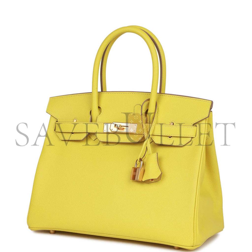 H**mes birkin 30 lime epsom gold hardware (30cm)