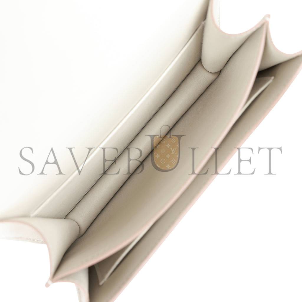 H**mes constance 18 gris perle swift gold hardware (18cm)