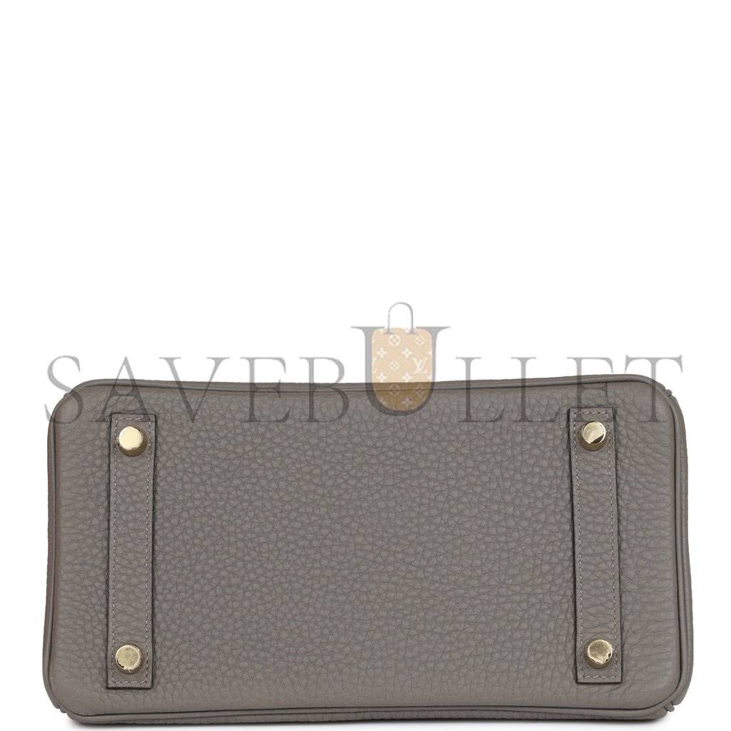 H**mes birkin 25 gris meyer togo gold hardware handmade (25cm)