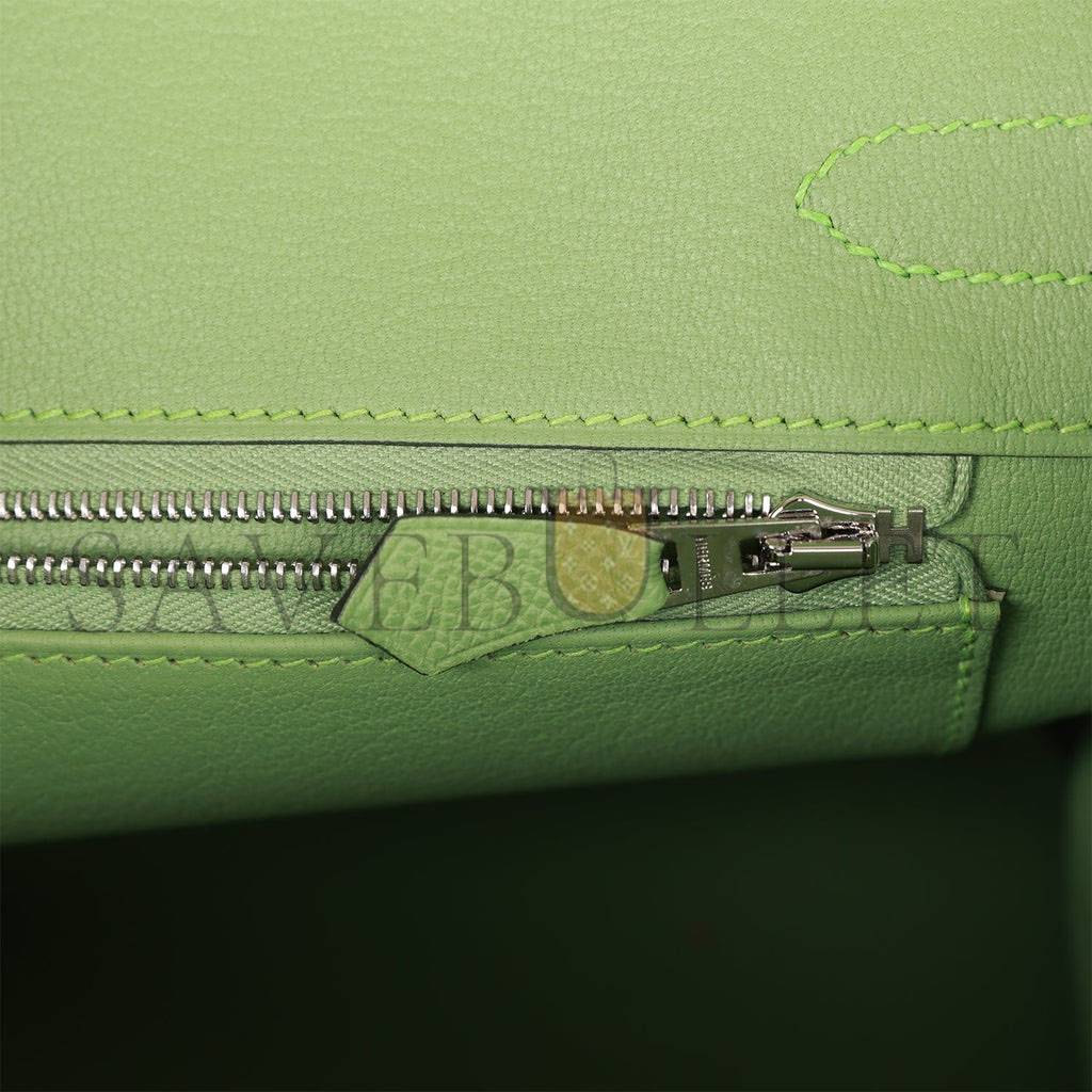 H**mes birkin 30 vert criquet epsom palladium hardware (30cm)