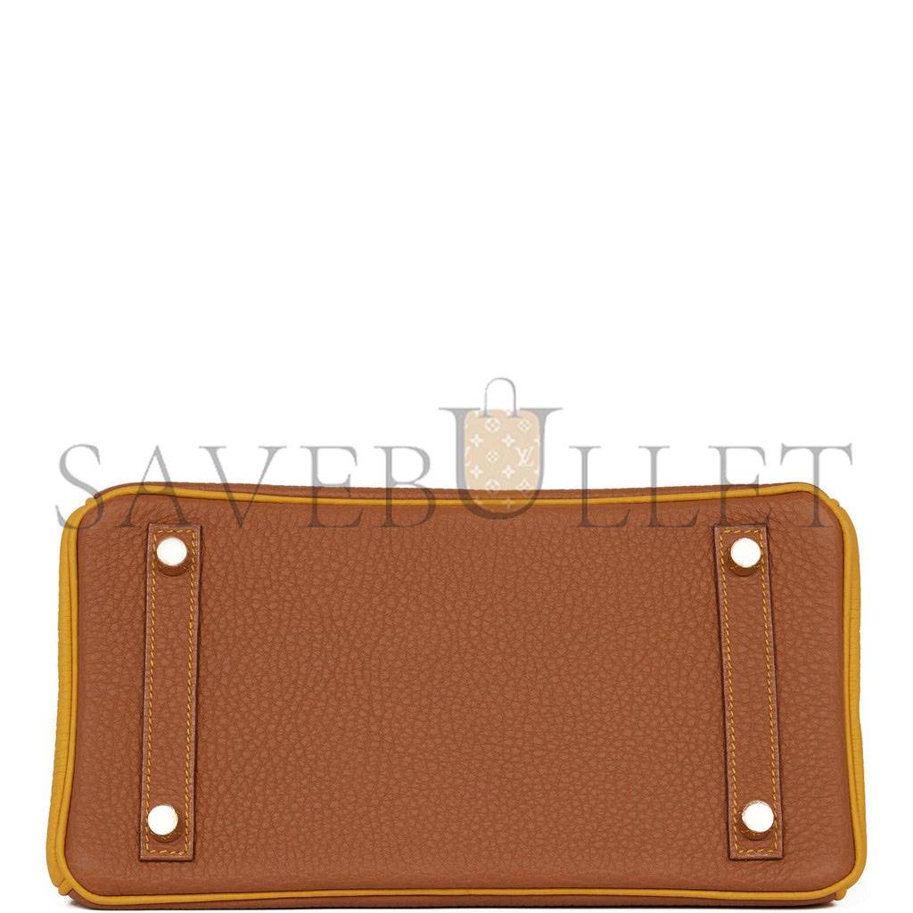 H**mes special order (hss) birkin 25 gold and jaune ambre togo brushed gold hardware handmade(25cm)