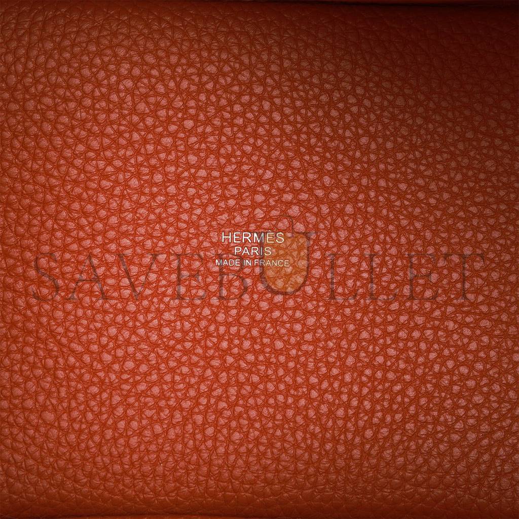 H**mes picotin lock 18 cuivre clemence palladium hardware (18*13*18cm)