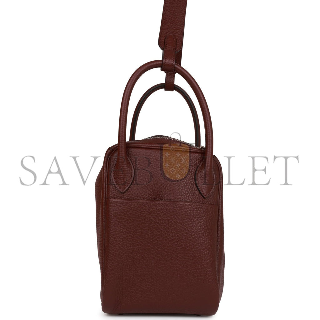 H**mes lindy 30 bordeaux clemence palladium hardware (30*19*16cm)