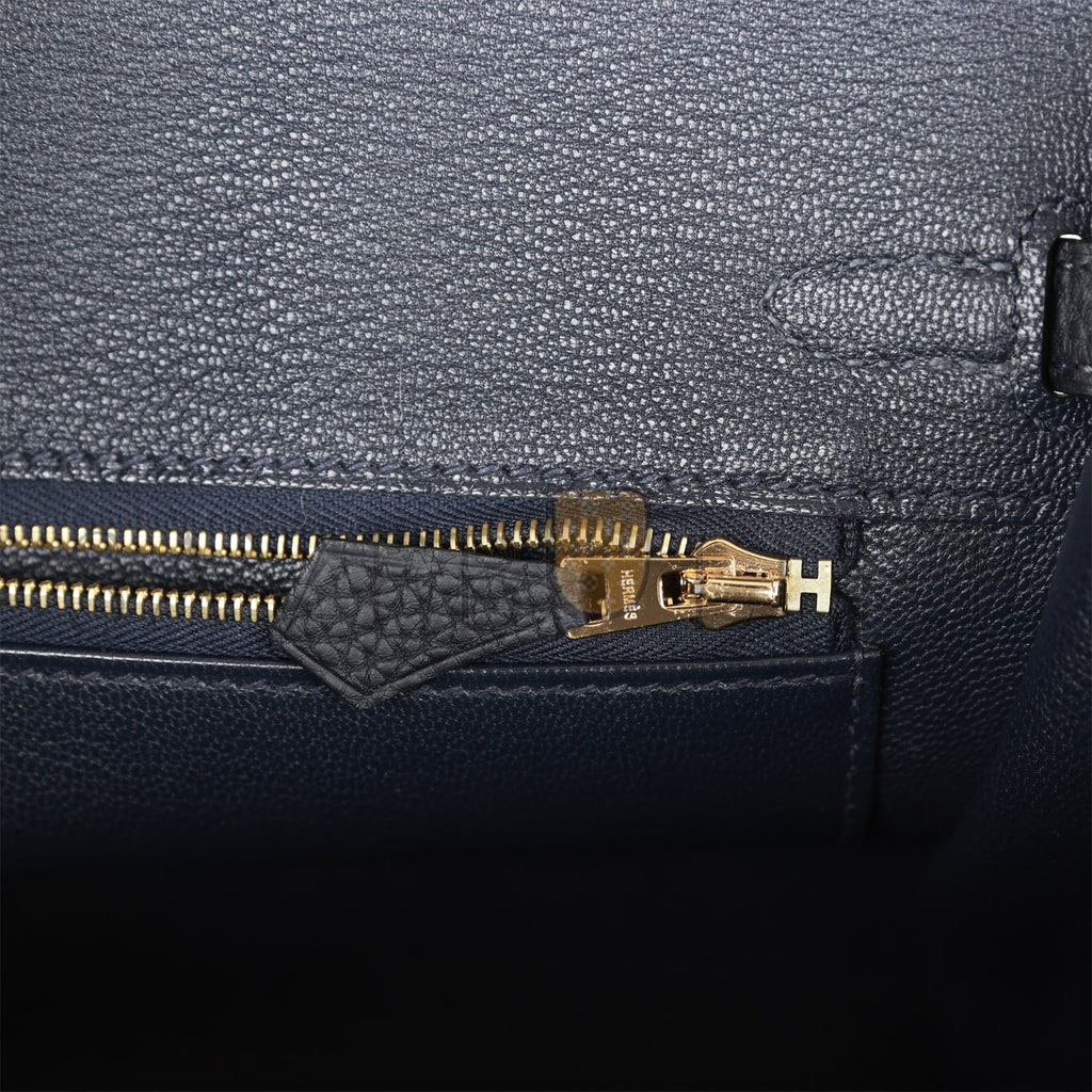 H**mes birkin 25 bleu saphir lizard palladium hardware handmade (25*19*12.cm)