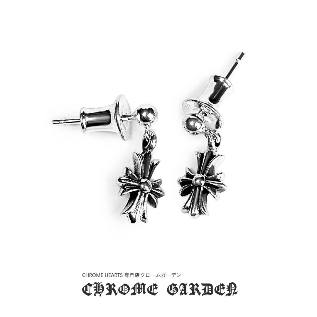 Ch**me He**ts cross babyfat drop earrings