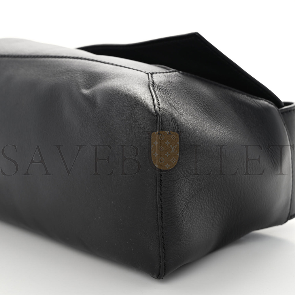 l*ew* calfskin puzzle hobo black (29*14*11cm)