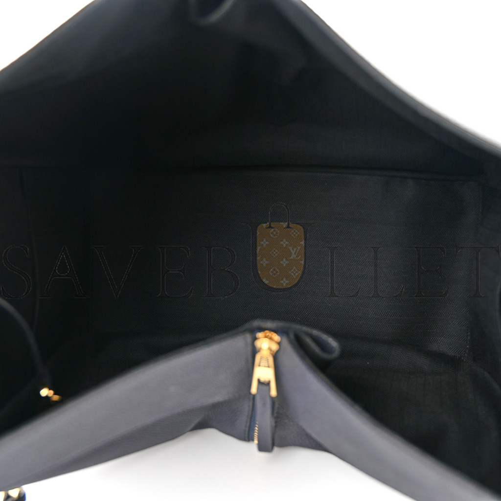 l*ew* calfskin medium hammock shoulder bag black (33*31*17cm)