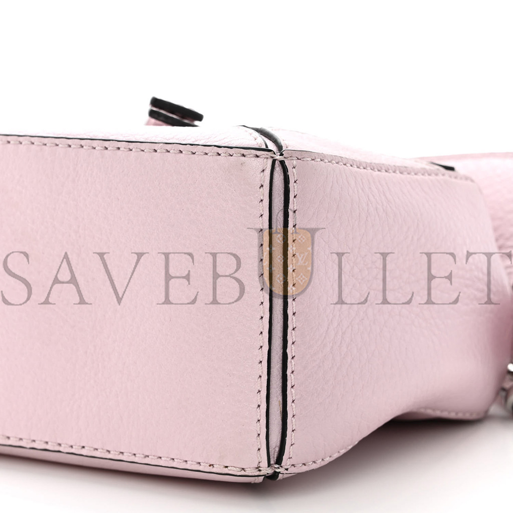 l*ew* calfskin mini puzzle bag icy pink (18*12.5*8cm)