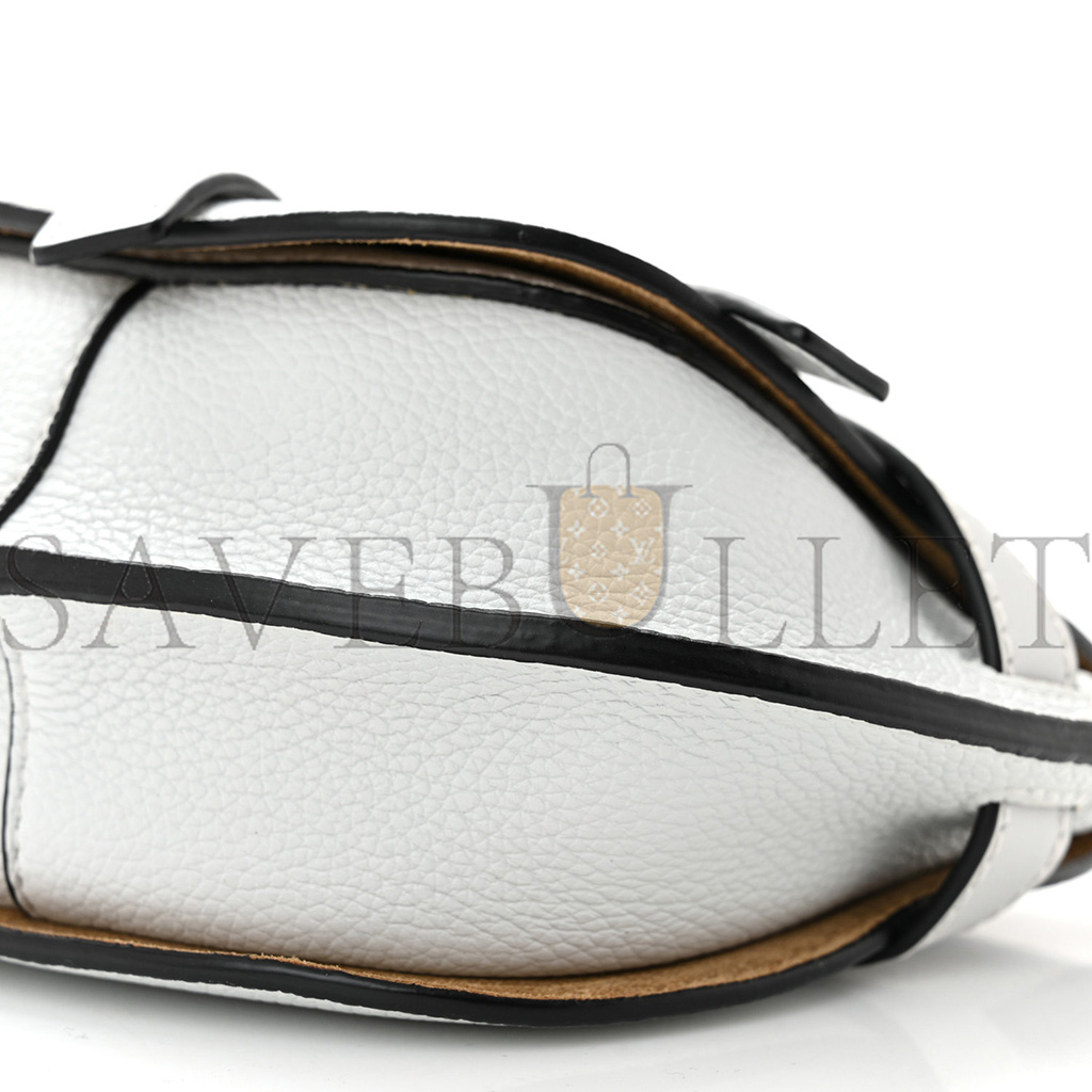 l*ew* soft grained calfskin anagram card holder lemon (20*12*7cm)