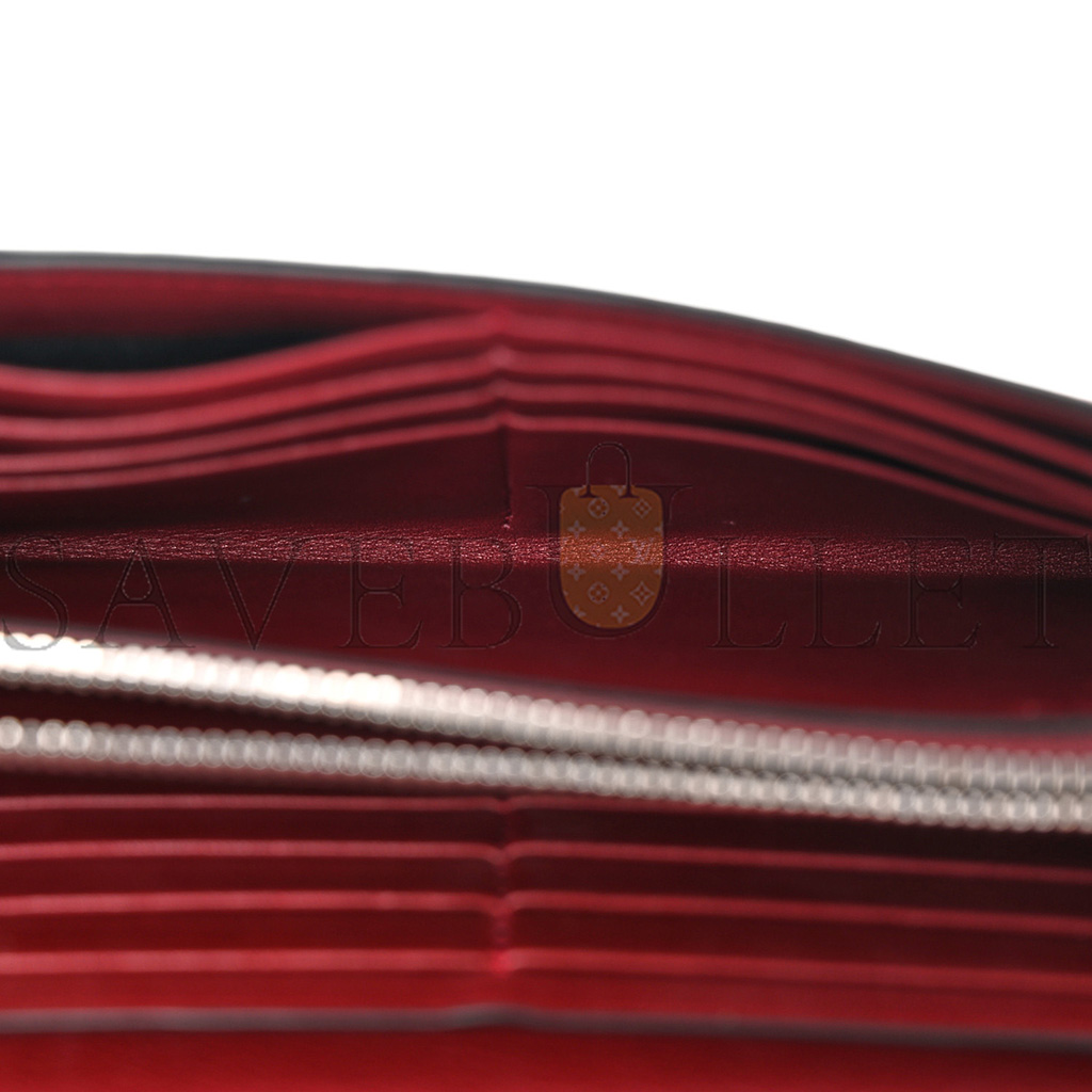 l*ew* calfskin puzzle continental wallet wine garnet (19*10*3cm)