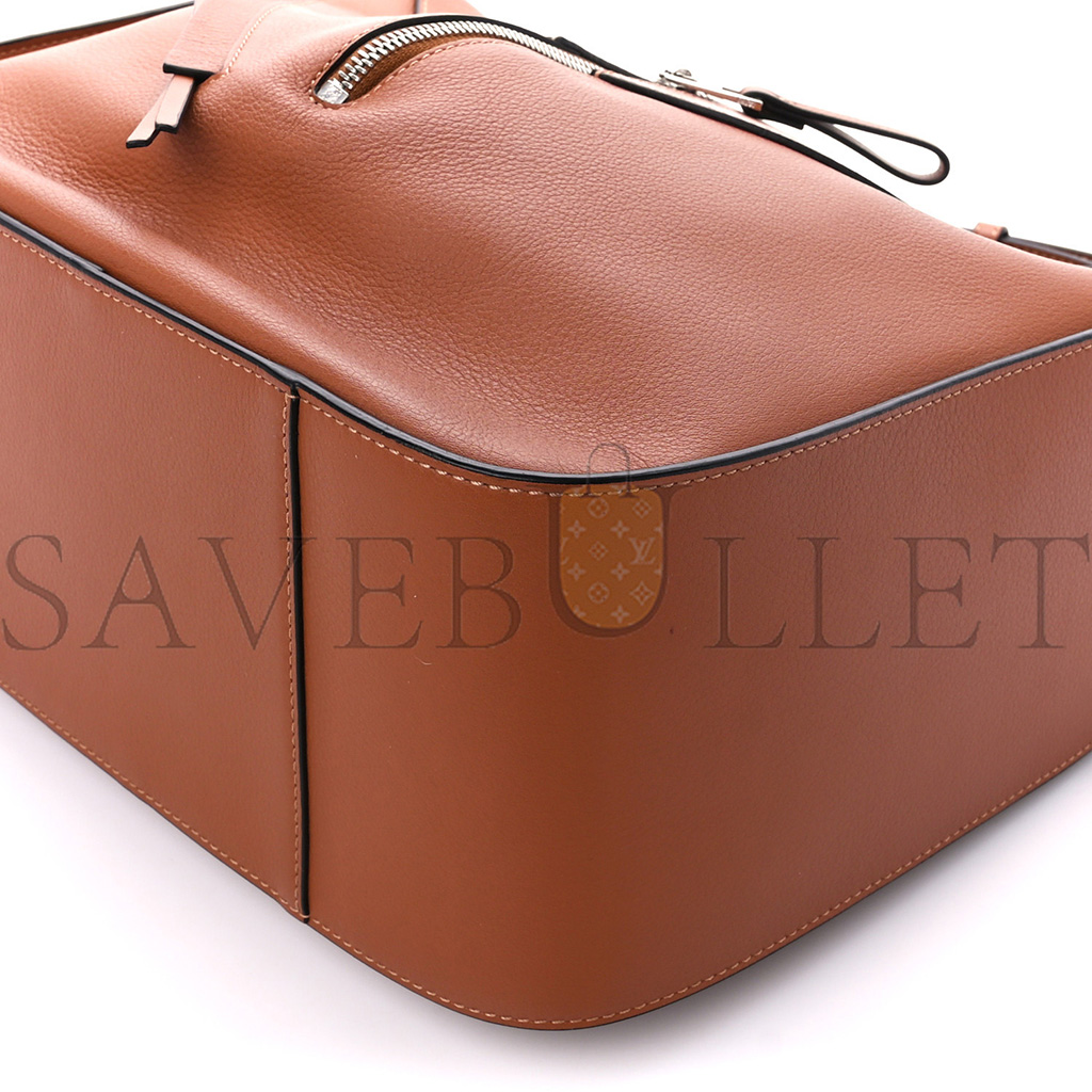 l*ew* calfskin small hammock shoulder bag tan (27*23*14cm)