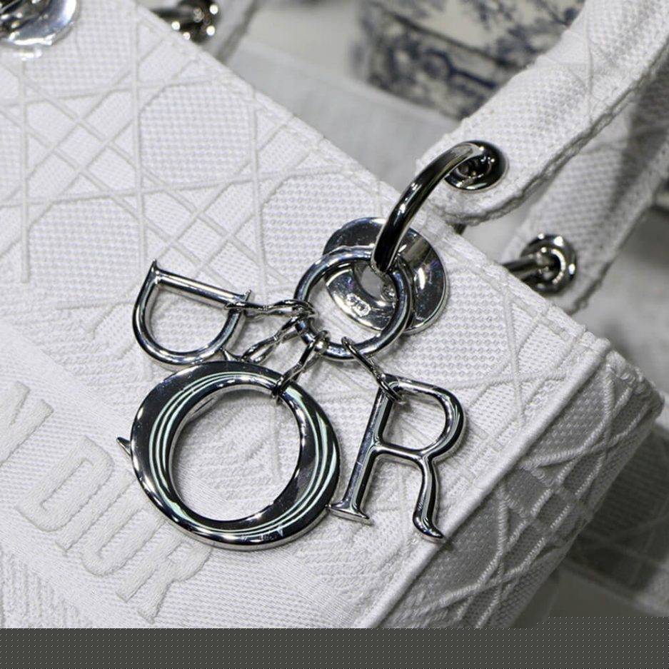 D*or medium lady d-lite bag   m0565onge_m030 (24cm*20cm*11cm)