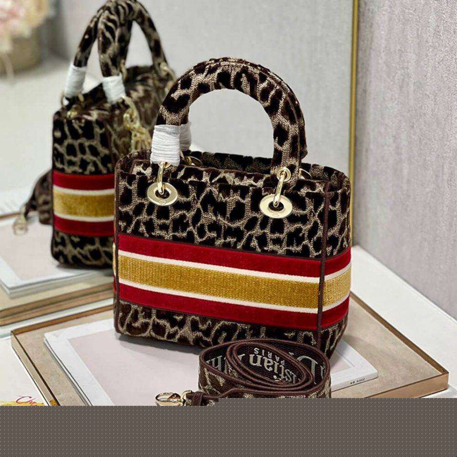 D*or medium lady d-lite bag m0565otgt_m918 (24cm*20cm*11cm)