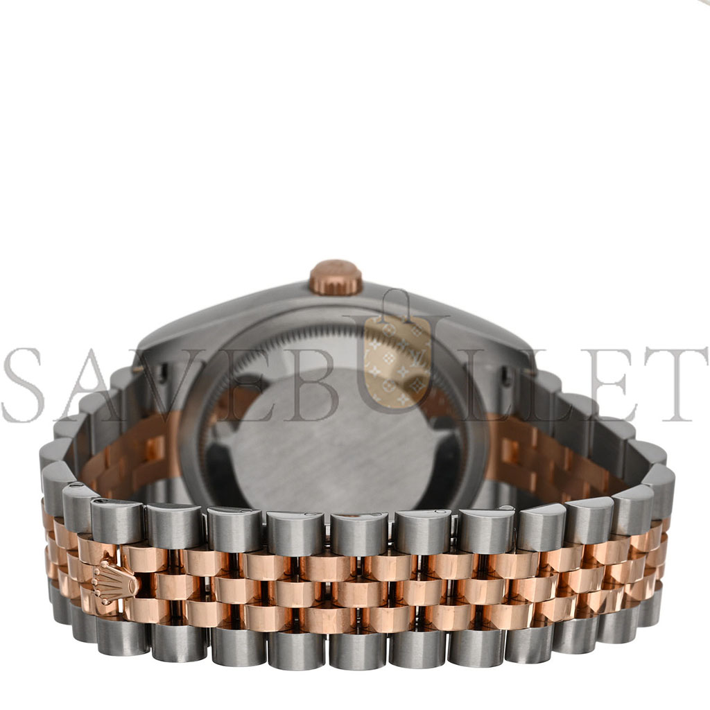 r*l*x stainless steel 18k everose gold Di*m*nd 36mm oyster perpetual datejust watch pink jubilee 116231