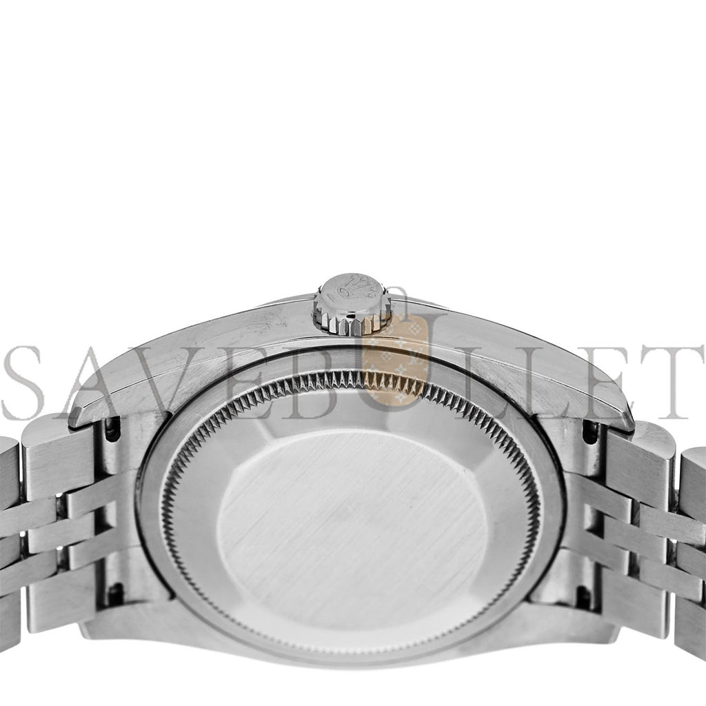 R*l*x stainless steel 18k white gold 36mm oyster perpetual datejust watch blue jubilee 11623