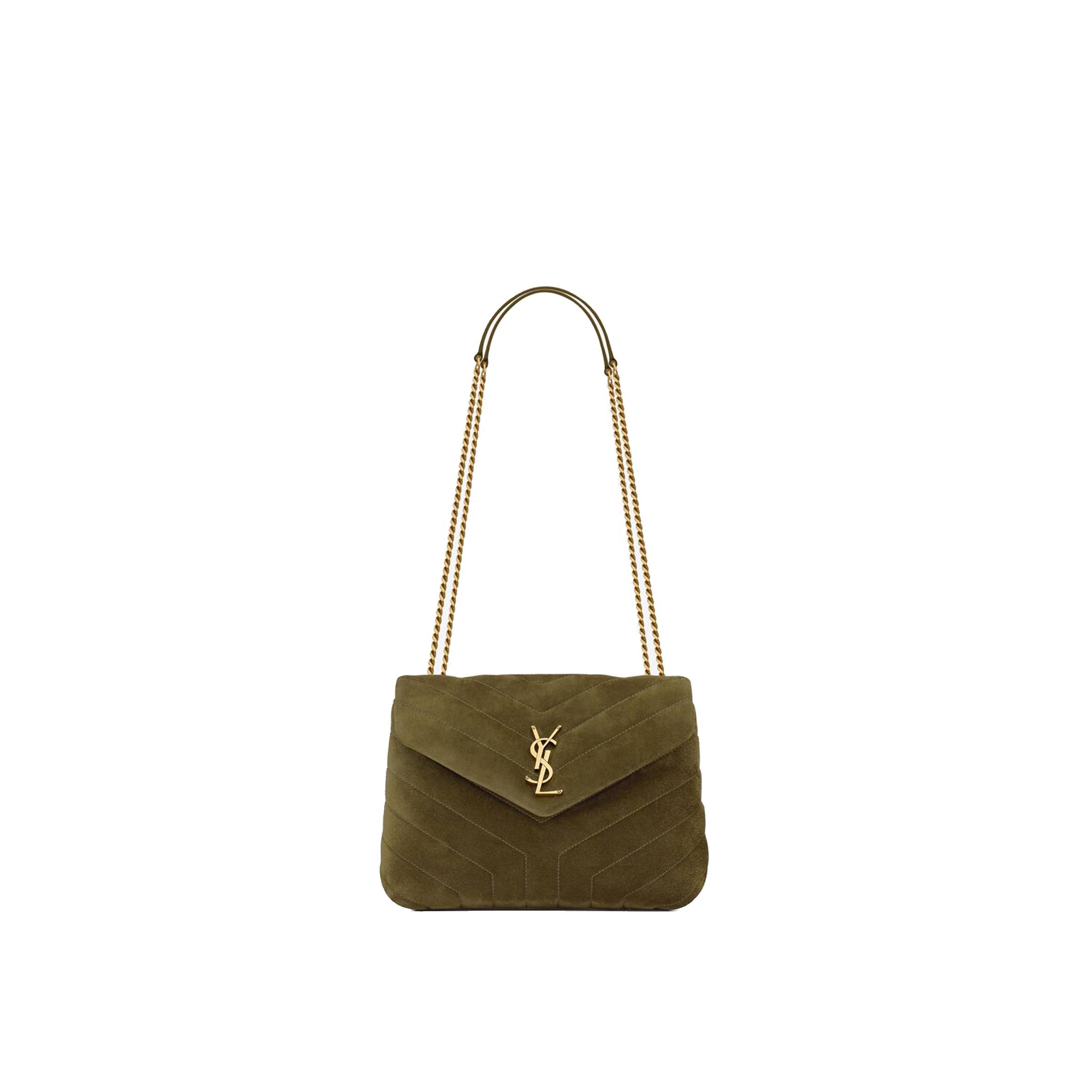 Y*L loulou small in quilted "y" suede 4946991u8673206 (23*17*9cm)