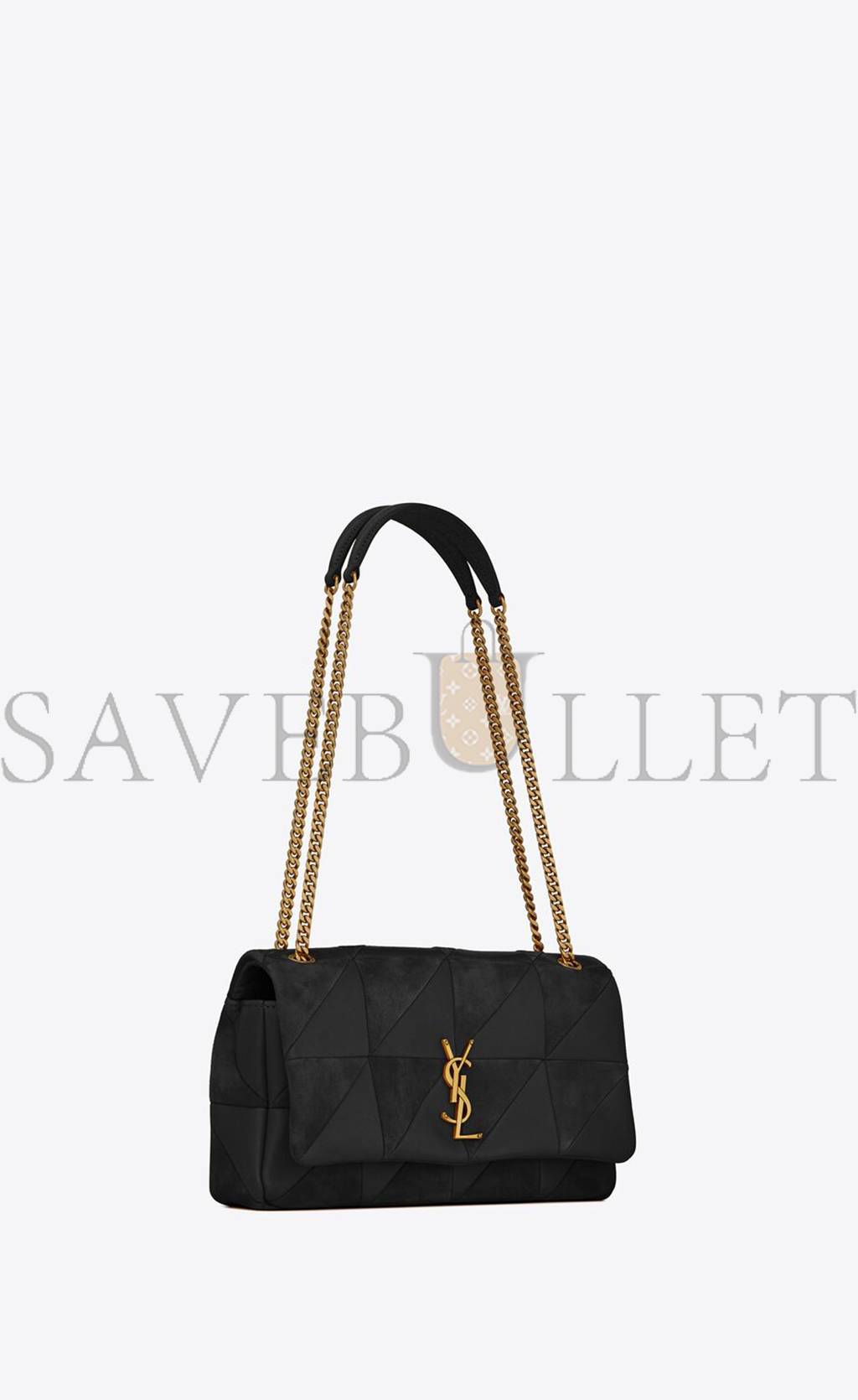 Y*L jamie medium chain bag in lambskin and suede 515821copp71000 (25*15*7.5cm)
