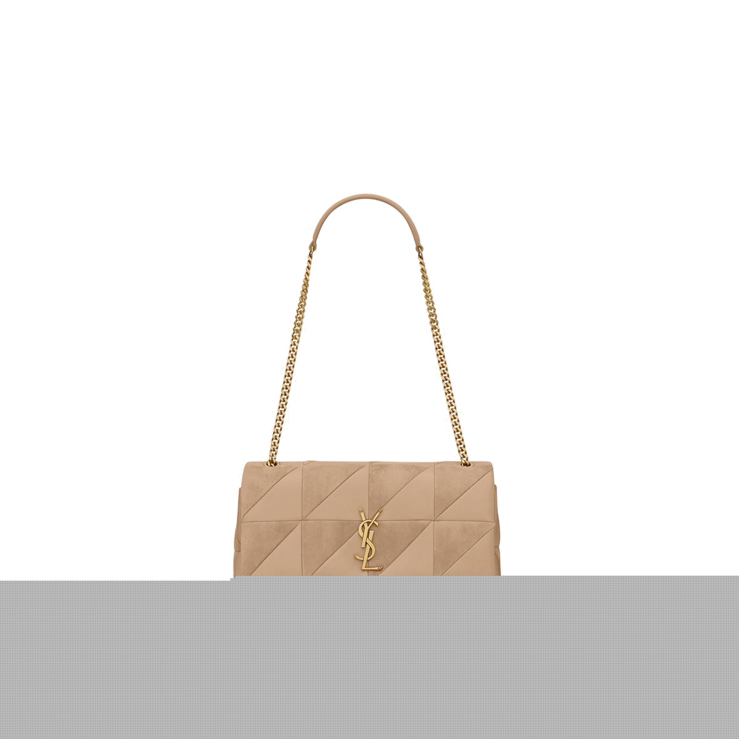 Y*L jamie medium chain bag in lambskin and suede 515821copp72646 (25*15*7.5cm)